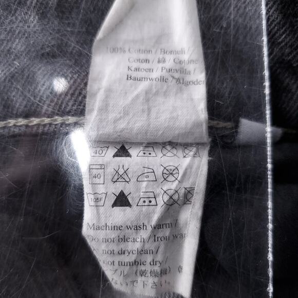 Cheap Monday Jeans Mens Size (see pics) Black Slim Straight Grunge Skater Punk - Picture 12 of 13